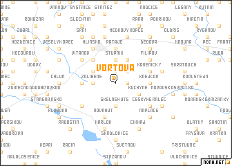 map of Vortová