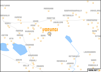 map of Võrungi