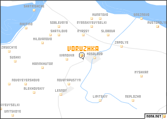 map of Voruzhka