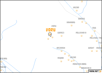 map of Vorū