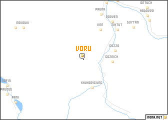 map of Voru