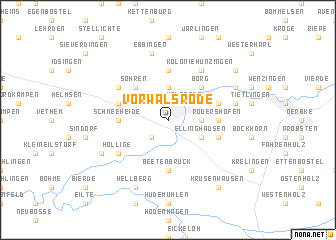 map of Vorwalsrode