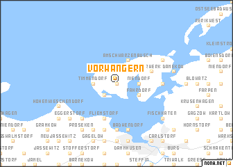 map of Vorwangern