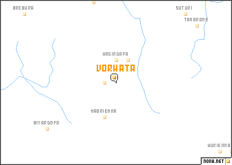 map of Vorwata