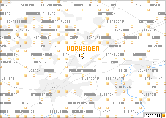 map of Vorweiden