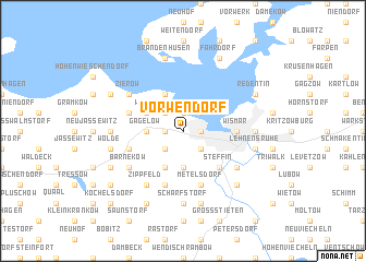 map of Vorwendorf