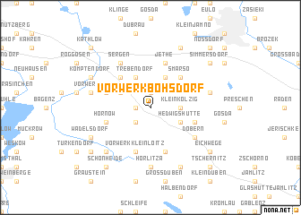 map of Vorwerk Bohsdorf