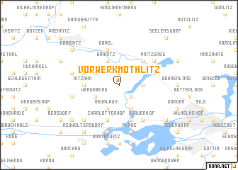 map of Vorwerk Möthlitz