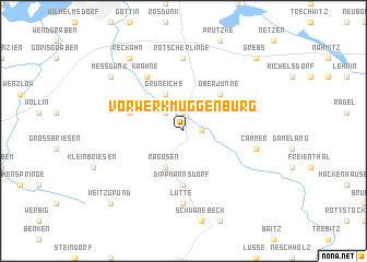 map of Vorwerk Müggenburg