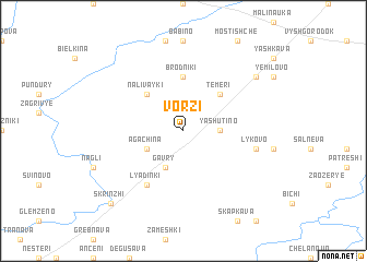 map of Vorzi