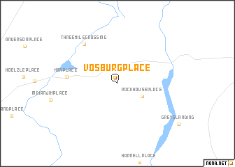 map of Vosburg Place