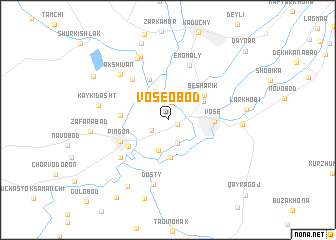 map of Vose\