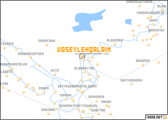 map of Voseyleh Qalā\