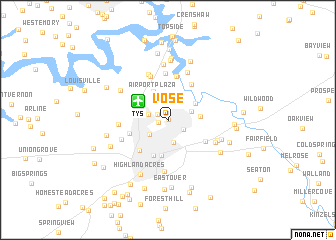 map of Vose