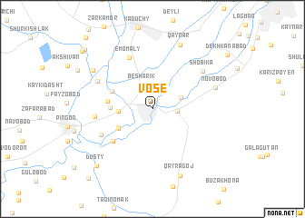 map of Vose\