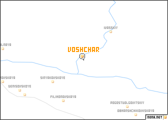 map of Voshchar