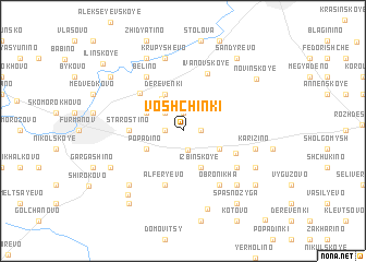 map of Voshchinki