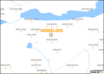 map of Voshelovo