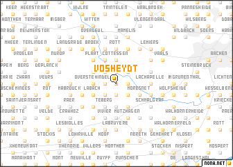 map of Vosheydt