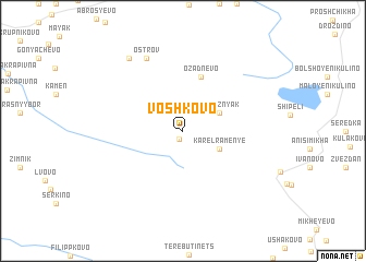 map of Voshkovo