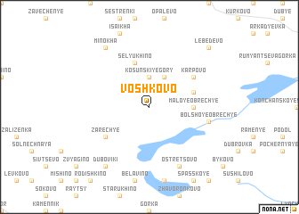 map of Voshkovo