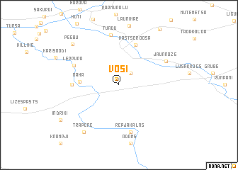 map of Vosi