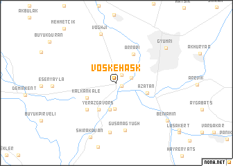 map of Voskehask