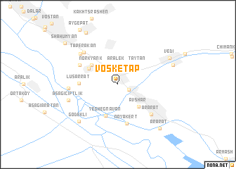 map of Vosketapʼ