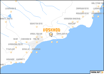 map of Voskhod