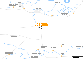 map of Voskhod