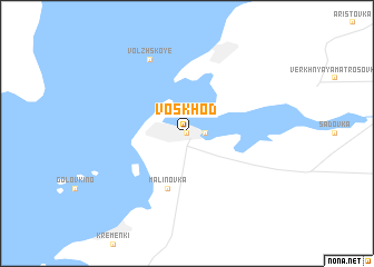 map of Voskhod