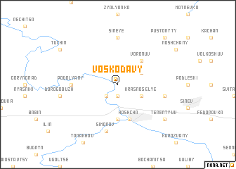 map of Voskodavy