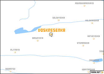 map of (( Voskresenka ))