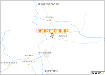 map of Voskresenovka