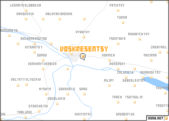 map of Voskresentsy