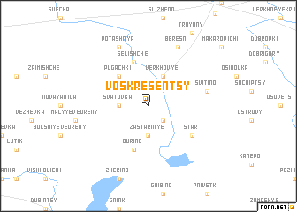 map of Voskresentsy