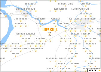 map of Voskuil