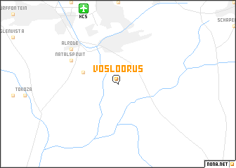 map of Vosloorus