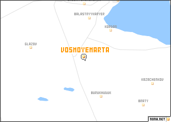 map of Vos\