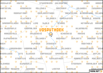 map of Vosputhoek