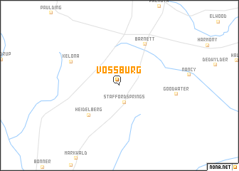 map of Vossburg