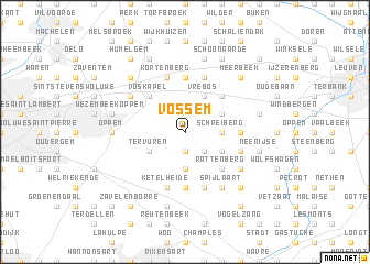 map of Vossem