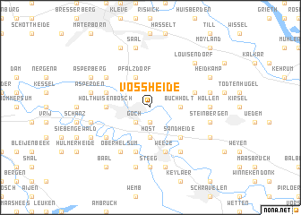 map of Voßheide