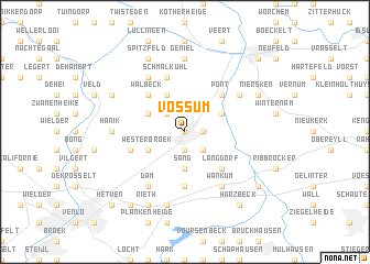 map of Vossum