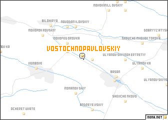 map of Vostochno-Pavlovskiy