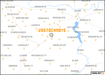 map of Vostochnoye