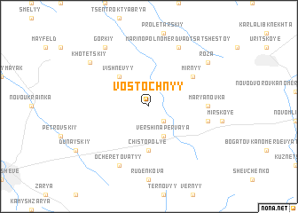 map of Vostochnyy