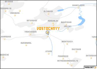 map of Vostochnyy