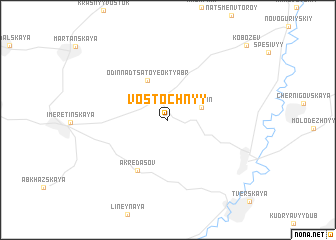 map of Vostochnyy