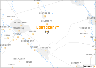 map of Vostochnyy